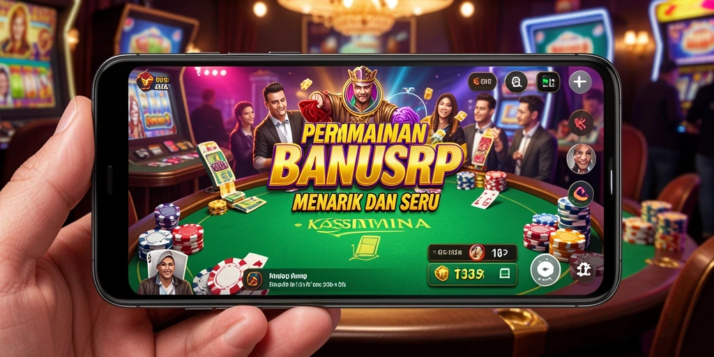 Screenshot gameplay BONUSRP menampilkan keseruan bermain kasino.