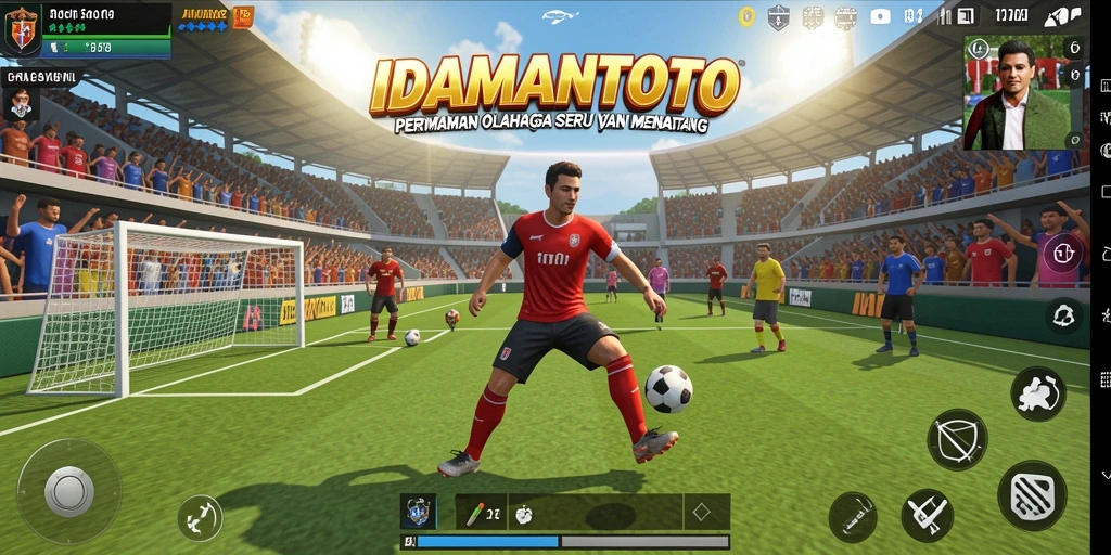 Tangkapan layar gameplay IDAMANTOTO saat pertandingan olahraga yang mendebarkan.