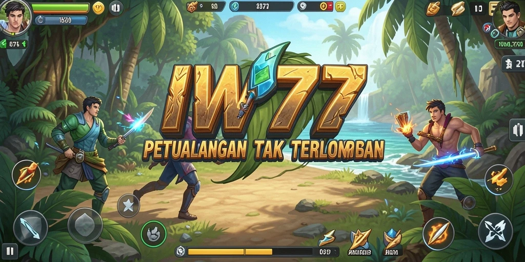 Tampilan gameplay IW777 yang mendebarkan saat petualangan dimulai.