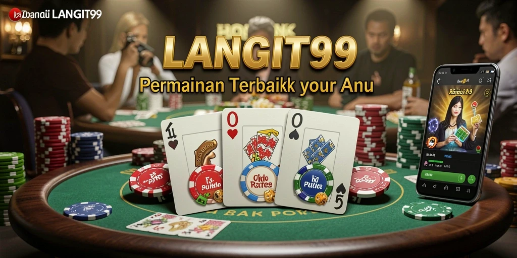 Tampilan gameplay LANGIT99 yang seru dan menegangkan dalam permainan Poker.