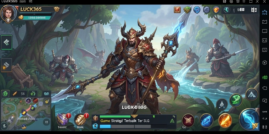 Tampilan gameplay LUCK365 yang strategis dan mendebarkan.