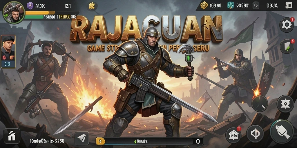 Tampilan gameplay RAJACUAN yang mendebarkan dan penuh strategi.