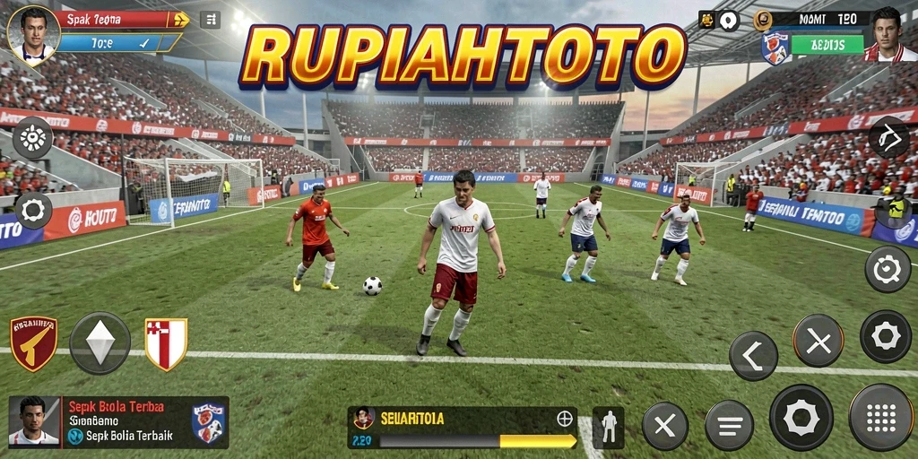 Screenshot gameplay RUPIAHTOTO menampilkan aksi pertandingan seru.