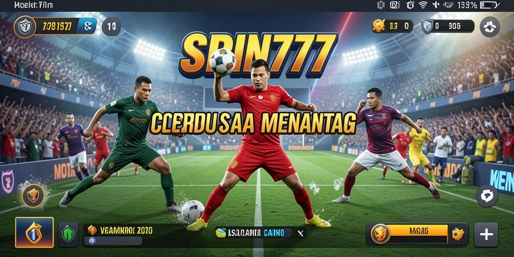 Tampilan gameplay SPIN777 yang seru dalam aksi olahraga.