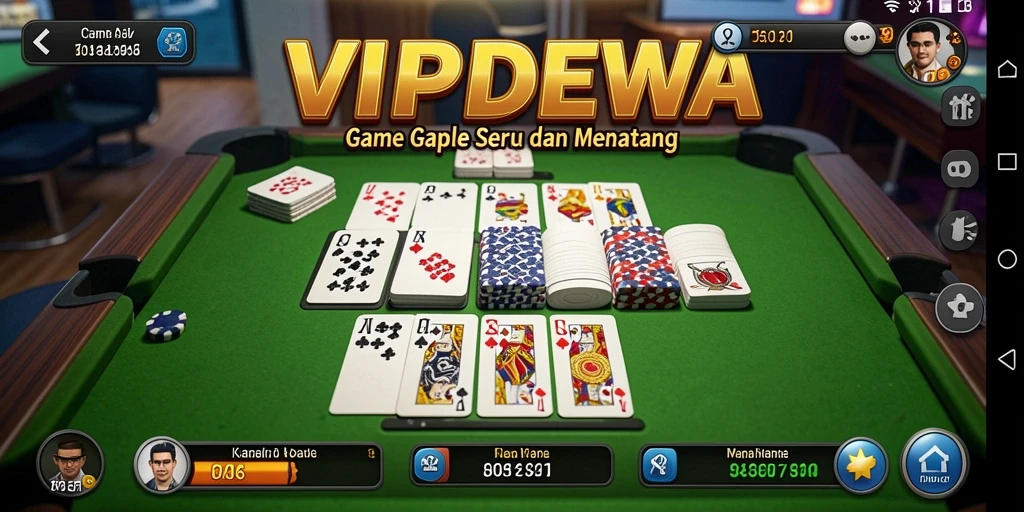 Screenshot gameplay Gaple seru dari VIPDEWA.