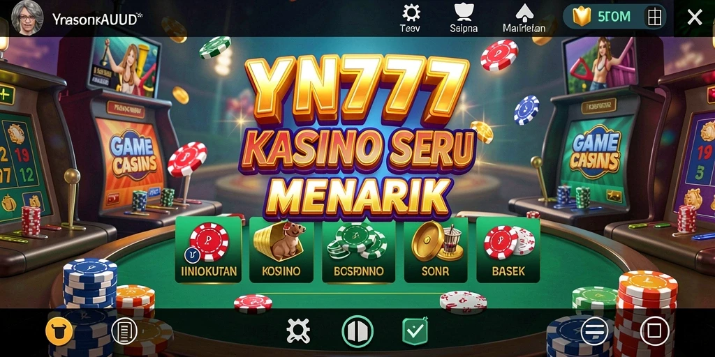 Tampilan screenshot YN777 menampilkan aktivitas gameplay Kasino yang menyenangkan.